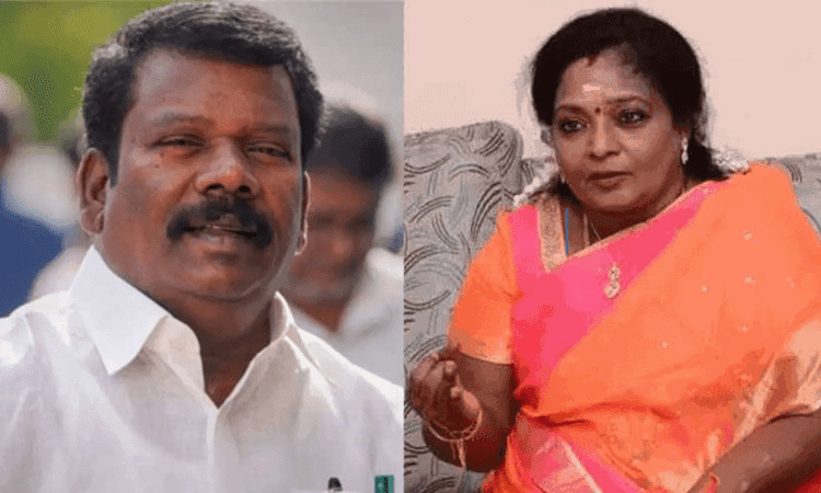 Selvaperundhagai Congress Tamilisai BJP Cow politics