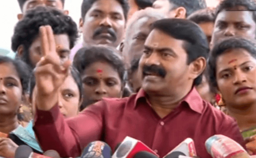 Seeman NTK TN Politics
