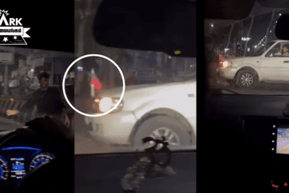 dmk flag chennai car