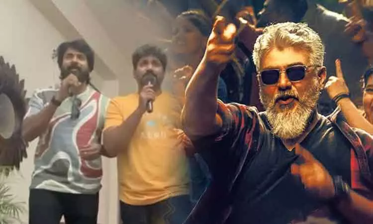 sivakarthikeyan sings oh sona ajith song