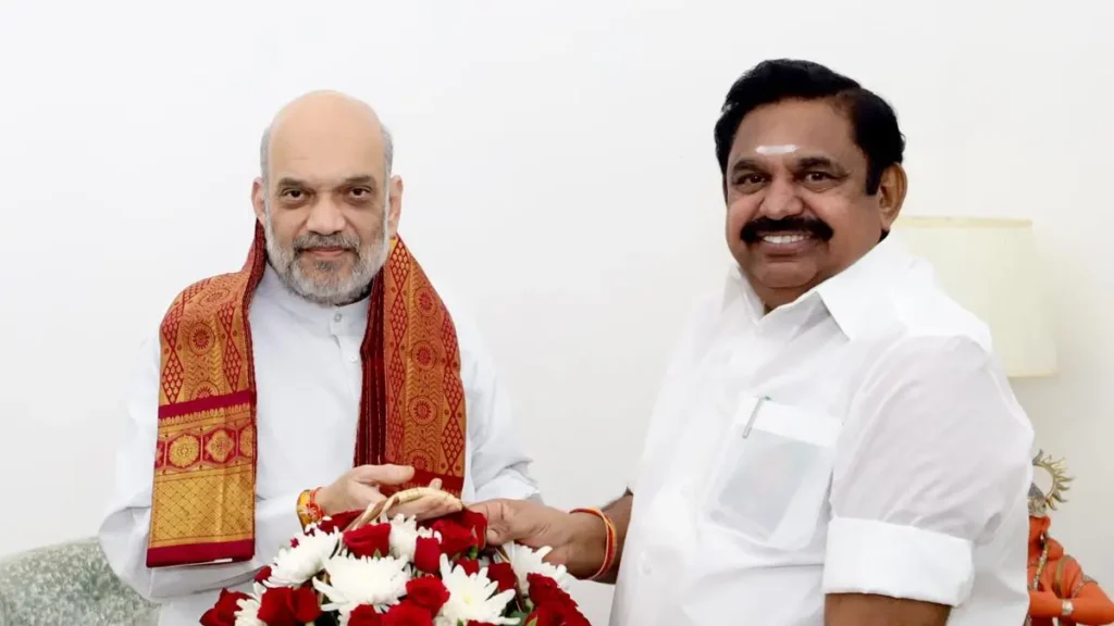 ஆளுக்கொரு திசையில் அமித்ஷா – எடப்பாடி : கூட்டணி வண்டி எப்படிப் போய்ச்சேரும்? 65 amitshah edappadi palanisamy