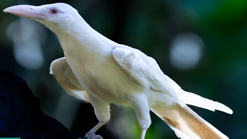 rare-albino-white-crow-Philippines-wildlife-conservation-worldnews