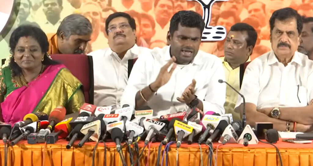 திருப்பரங்குன்றத்தில் சொதப்பிய தமிழக பாஜக! அதிருப்தியில் டெல்லி! 68 annamalia press meet