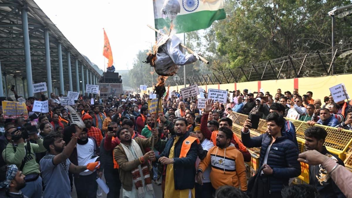 Bangladesh-india-Dibhu Chandra Das-Protest-Bangladesh Embassy-Sheikh Hasina