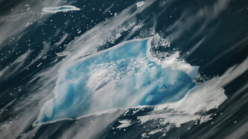 Iceberg-Meltwater-Turns-NASA-released-satellite-photo-science-news