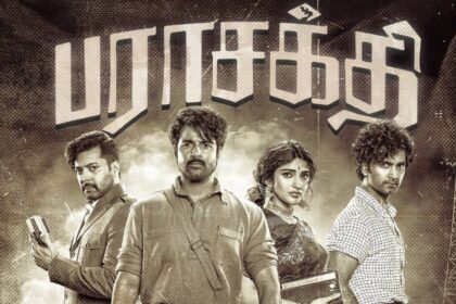 Sivakarthikeyan- Jayam Ravi- Atharvaa- Sreeleela- Sudha Kongara- Parasakthi Censor -Board- Parasakthi Censor -Cuts- Indian Censor Board- Hindi Imposition- Anti Hindi Imposition- Tamil Cinema News- Political Tamil Movies- Film Censorship India