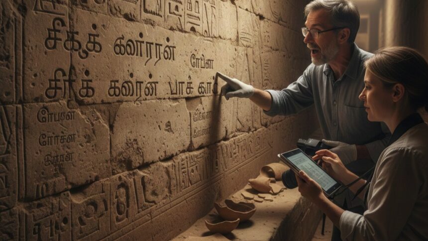 Tamil Brahmi inscriptions Egypt-Online Tamil News