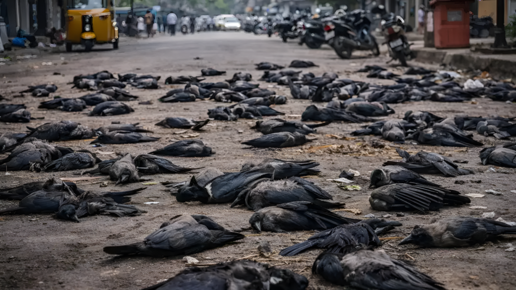 -chennai -crow-death-onlinne-tamil-news