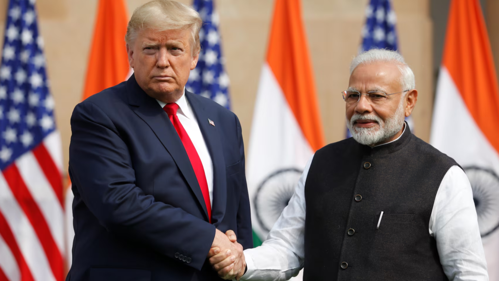 இந்தியா பொருட்கள் மீதான வரி குறைப்பு : டிரம்ப் அறிவிப்பு 64 trump