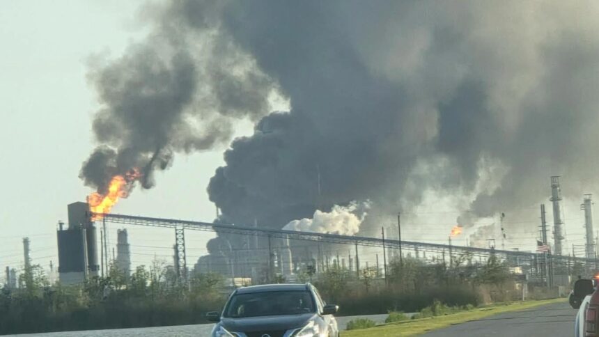 Texas refinery fire,