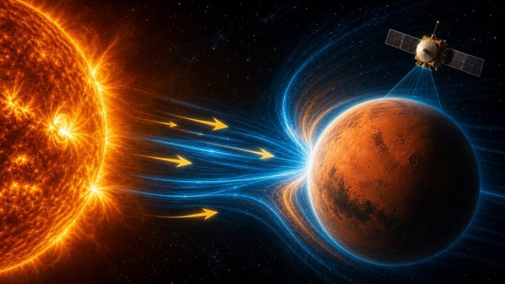 Mars atmosphere squeezed,