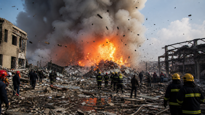 China fireworks explosion,