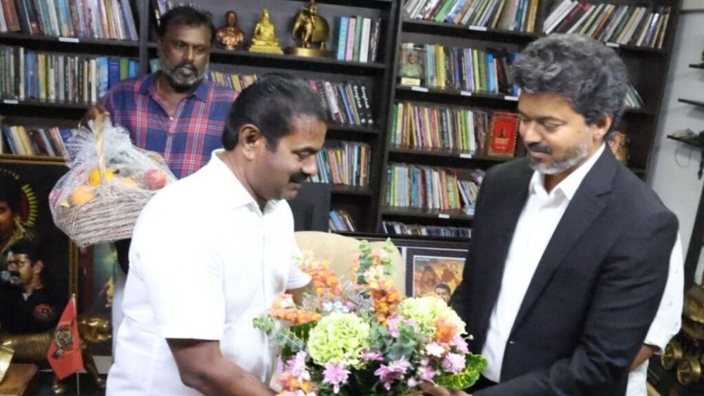 seeman house vijay visit