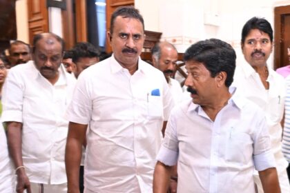 sp velumani cv shanmugam